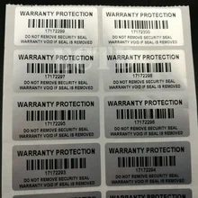 100pcs Warranty Protection Sticker 1.57" x 0.79" ( 40mm x 20mm )Security Seal Tamper Proof Warranty Void Label Stickers