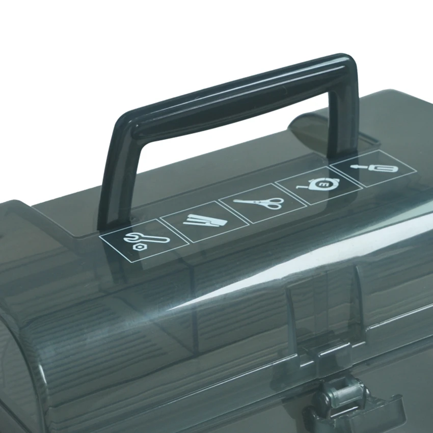 Пластиковый ящик для инструментов с ручкой, поднос, купе, хранения и организаторов toolbox 22*13*11,3 см