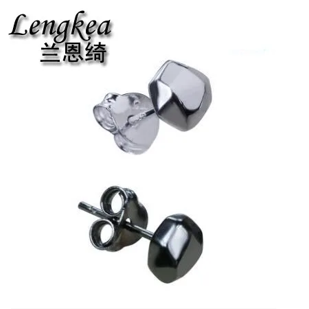 

Lengkea jewelry 925 sterling silver small solid earrings women earrings Men earrings Girls boys Students Charms ear accessories