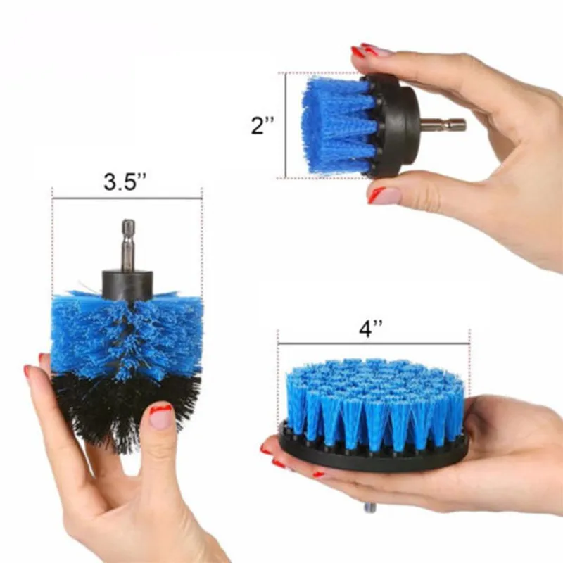 Electric Drill Brush Grout Power Scrubber Cleaning Brush Tub Cleaner