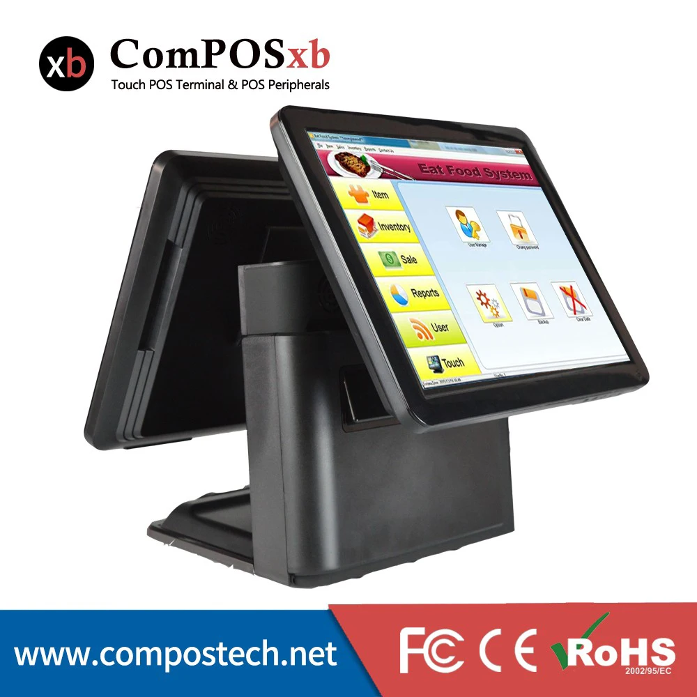 Dual Screen Touch Screen Monitor 15 Inch All In One