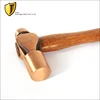 0.11kg,0.22kg/0.5p, Explosion-proof Ball-peen Hammer with wooden handle,Red Copper Round Hammer,Safety Tools ► Photo 2/4