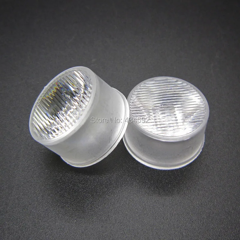 

8x45 Degree Viewing Angle 21.5MM Waterproof PC Stria Led Lens For Cree XPE 3535 3030 Led Light Portable Lighting Accessories