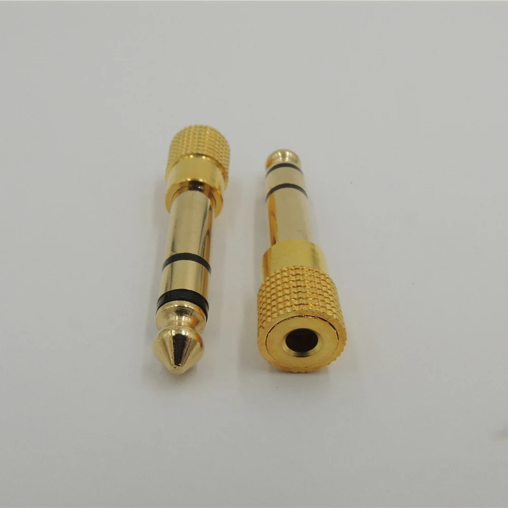 6 5 мм 1/4 &quotПапа до 3 1/8&quot Женский стерео аудио адаптер AV 35 Джек конвертер кабель