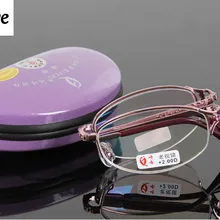 Eyesilove женские складные очки для чтения, Складные портативные очки для чтения, Полуободковые очки для пресбиопии+ 100 до+ 400