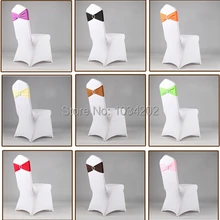 200 шт. спандексных чехлов на кресла ремешок с пластиковой пряжкой для свадебных декораций/стойка из лайкры стул полосы/эластичная лента для стула