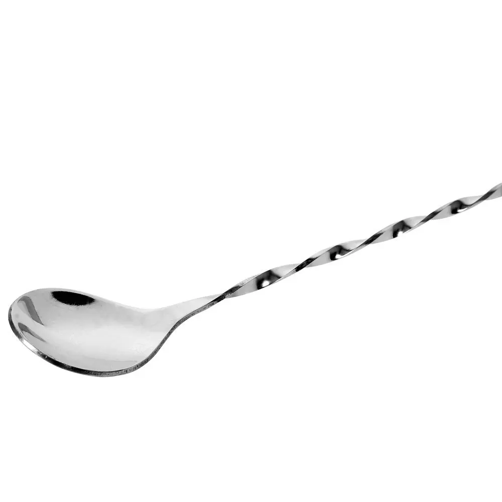 Stainless Steel Long Handle Cocktail Mixing Spoon Drinks Bar Spoons with Fork Make Flavour Bursting Cocktails With Ease