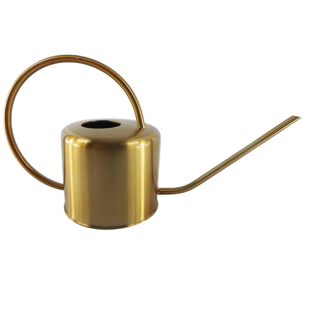 Metal Watering Can, 1300ML/ 1.3L Vintage Retro French Style Long Mouth Can For Indoor Outdoor House Plant