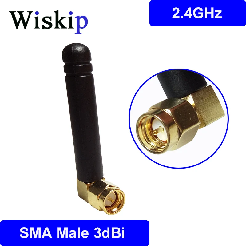 Антенна wi fi 2 4 ГГц разъем SMA типа папа антенна 3dbi малый размер белая антенны