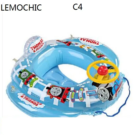 Lemochic Лето Детское плавание кольцо надувные Лебедь плавать поплавок вода Fun бассейн игрушки плавать кольцо сиденья Лодка дети плавание - Цвет: C4
