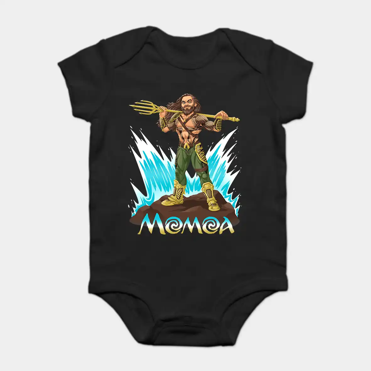 aquaman baby onesie