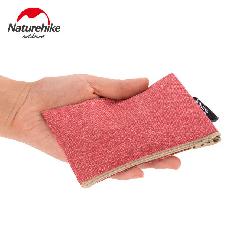 

Naturehike Women Travel Kit Waterproof Wash Wallet Purse Zipper Canvas Holder for Passport Ticket Coin Credit Cards Key L S size