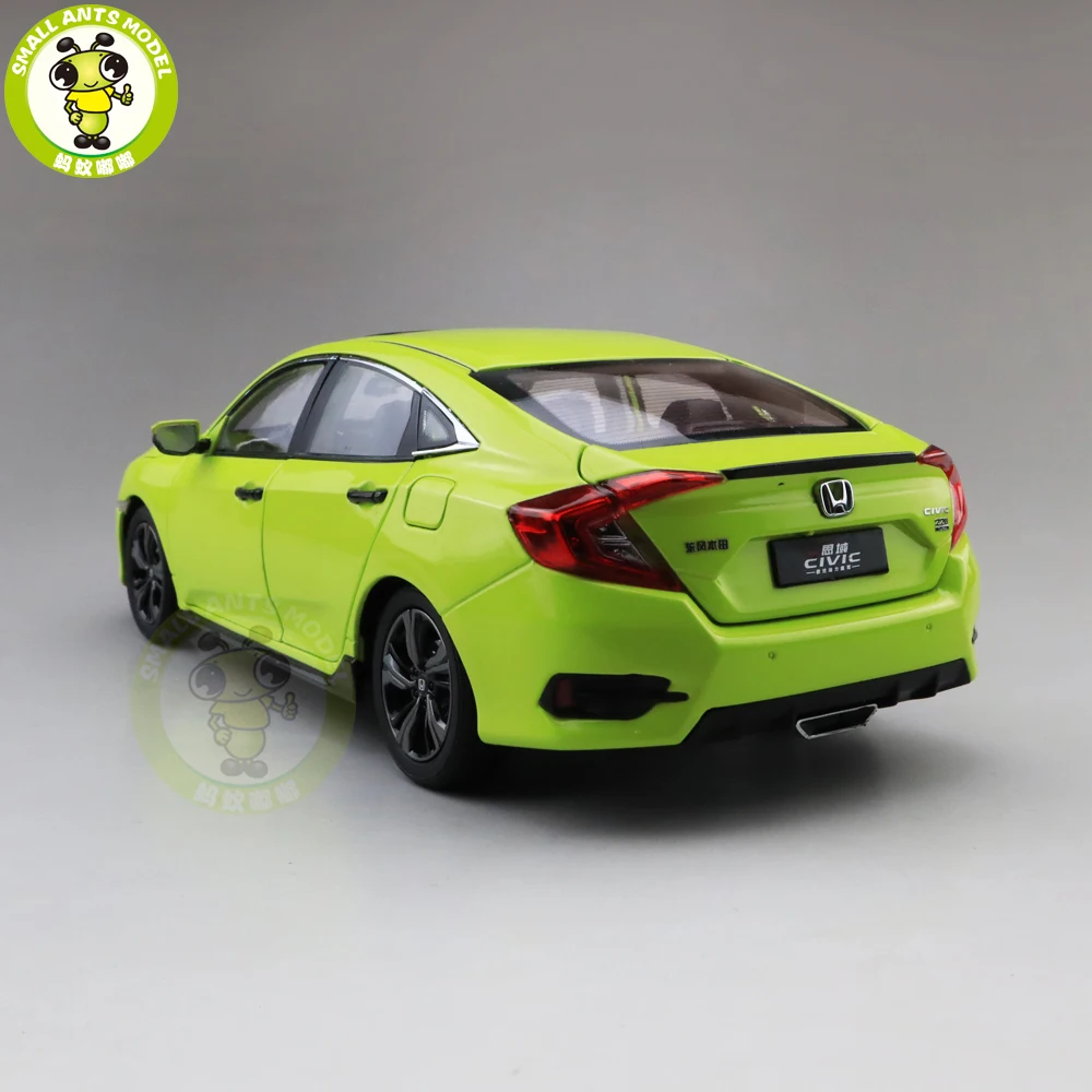 1/18 CIV IC 10 поколения 2019 литая металлическая Модель автомобиля игрушки для детей
