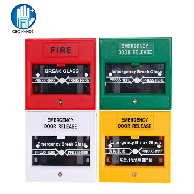 Emergency Break Glass Door Switch Urgent Exit On Release Push Emergency Break Glass Door Switch Urgent Exit On Release Push Firm Alarm For Lock