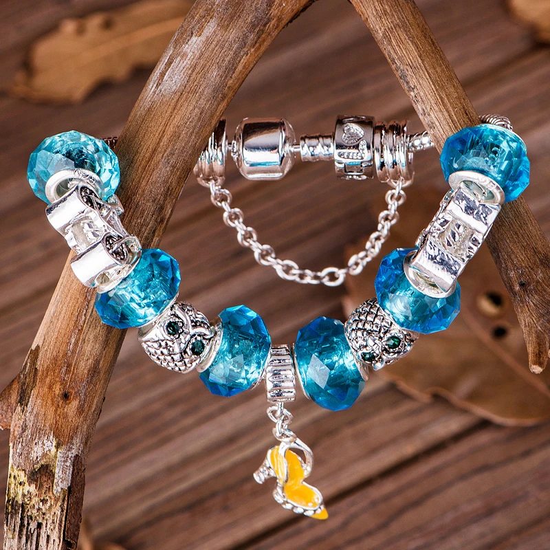 

PH057 925 Sterling Silver Bracelet Snake Chain Screw European Silver Charms Beads /YFPFDFSM