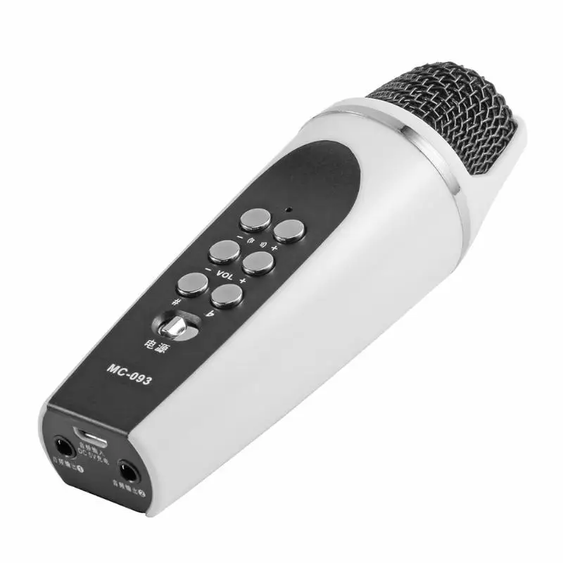 VODOOL мини 4 режима голосовой чейнджер микрофон для смартфона планшет ноутбук ПК включенный микрофон с наушник с микрофоном импульсный