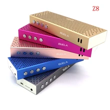 Z8 BIJELA Altavoz Bluetooth para Xiaomi para mi teléfono Inalámbrico Apoyo TF Tarjeta de Audio estéreo Mini Reproductor de MP3 Portátil de Bolsillo AUX-in