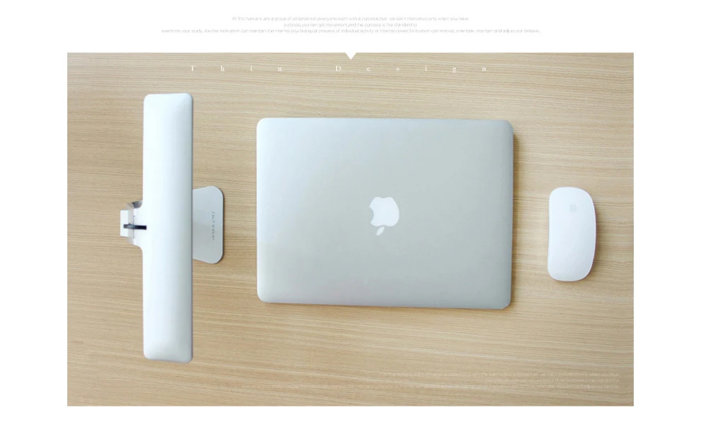 Ультратонкий Mac стиль светодиодный Настольный светильник защита глаз мягкий светильник для чтения 3 режима затемнения сенсорный переключатель перезаряжаемая настольная лампа