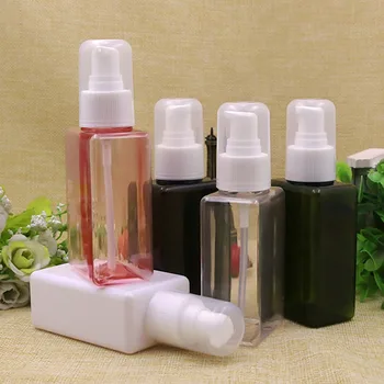 

100ml Empty Lotion Cream Pump Plastic Bottle Green Clear Blue PET Cosmetic Packaging Container 100g Dispenser Travel Bottles