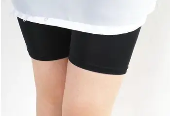 

6 Pcs/lot 2017 Bamboo Fiber Sexy Lace Black White Elastic Seamless Women Clothing Plus Size Female Safety Short Pants No Box 301