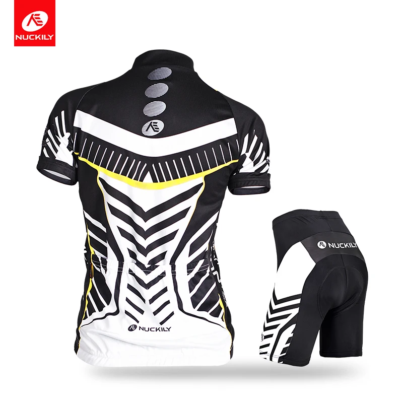 NUCKILY Summer Cycling jersey set women Road Bike Wear Cycling Clothes Suit Breathable Mountain