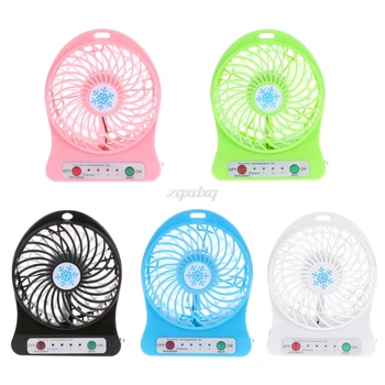 

HOT SALE Portable LED Light Fan Air Cooler Mini Desk USB Fan Third Wind USB Fan Whosale&Dropship