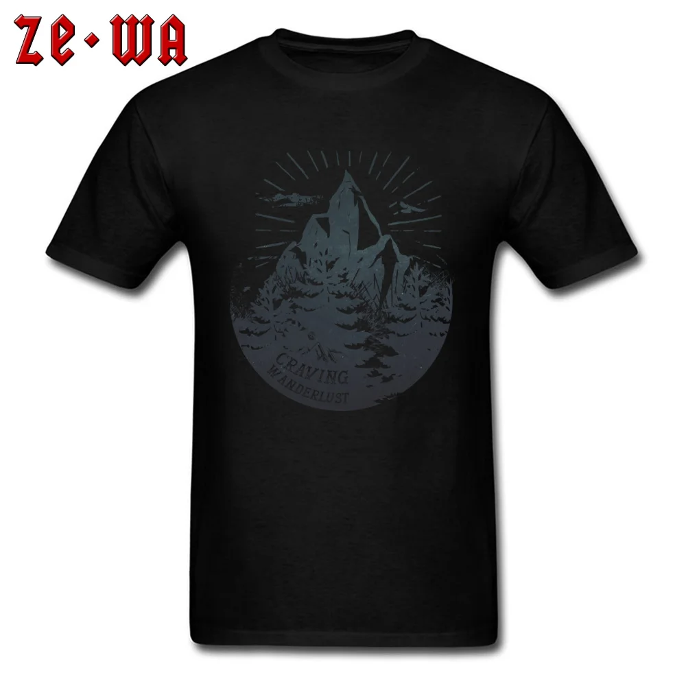  Normal Tops T Shirt Prevalent Short Sleeve Men T Shirts TpicOriginaltitle Casual Summer Tops Tees O-Neck Free Shipping Craving wanderlust III black