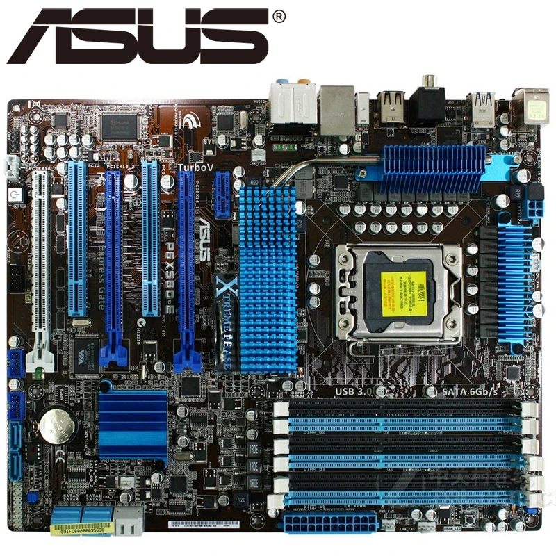 ASUS P6X58D-E REV.1.01G LGA1366 Intel X58 Motherboard DDR3 SATA 6Gb/s Mainboard