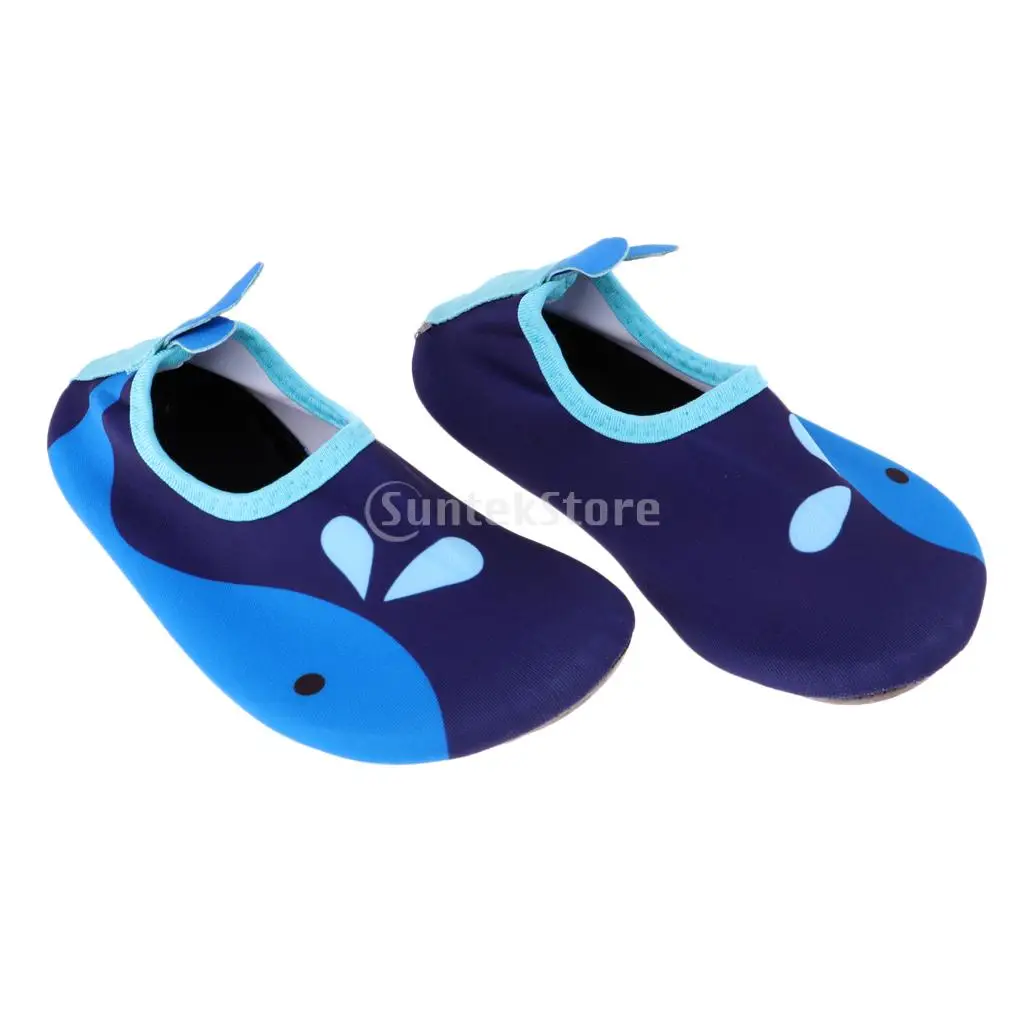 Unisex Kids Children Water Shoes Beach Swimming Pool Surf Aqua Socks - Soft, Comfortable, Breathable & Quick Dry - All Sizes