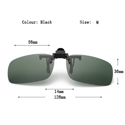 Поляризованные очки с клипсой для ночного видения для велосипедов, коробка с защитой от УФ-лучей, велосипедные очки для мужчин и женщин, велосипедные очки, спортивные солнцезащитные очки - Цвет: Deep Green M
