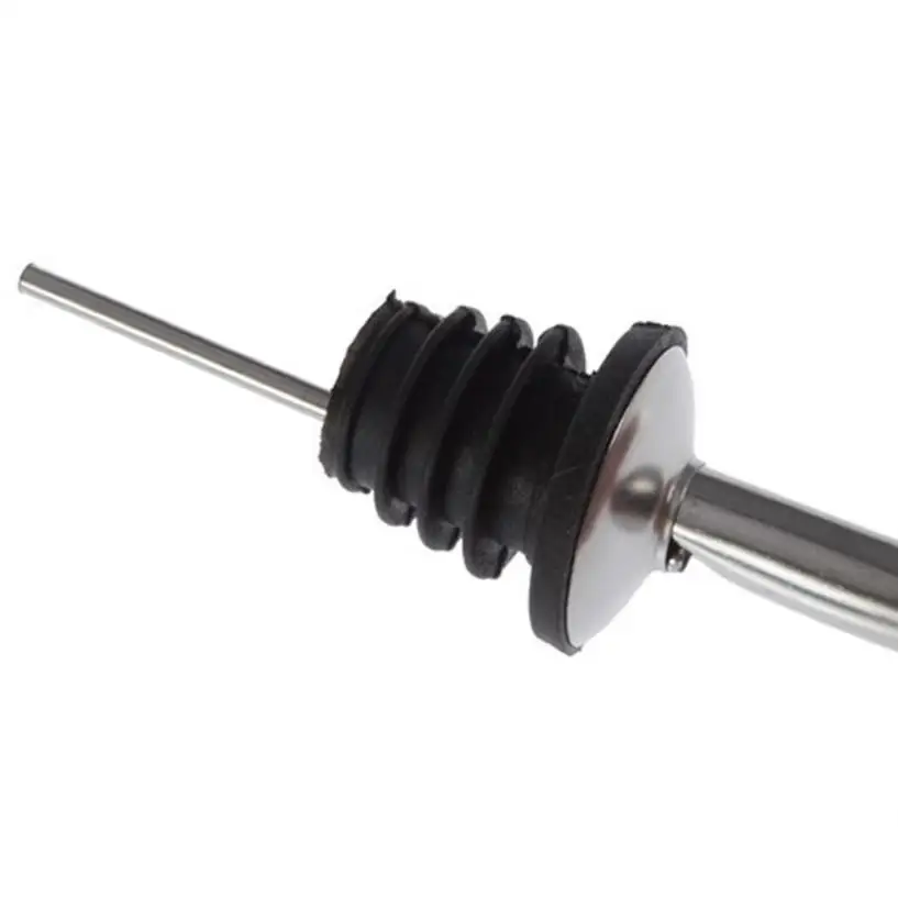 

Liquor Spirit Pourer Flow Wine Bottle Pour Spout Stopper Stainless Steel Cap 606