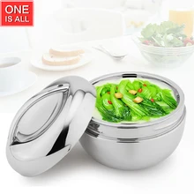 1.3l mittagessen eimer edelstahl schüssel vakuumnahrungsmittelbehälter apple lunchbox thermos container isolierung vakuum bento box