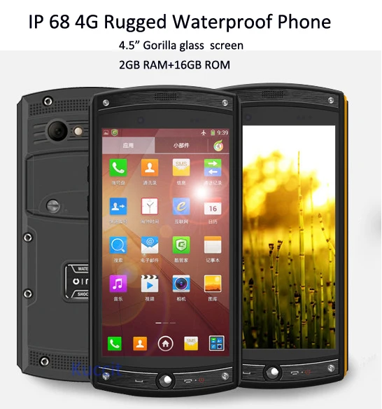 original IP68 4G Rugged phone waterproof cell phones MSM8226