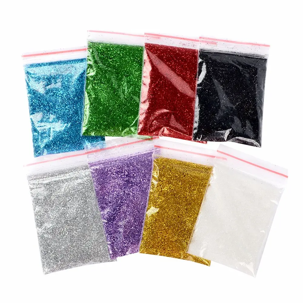 

Nail & Body Art Glitter Wine Glass Iridescent Holographic Dust Premium Shinning Nail Art Glitter Powder Decoration