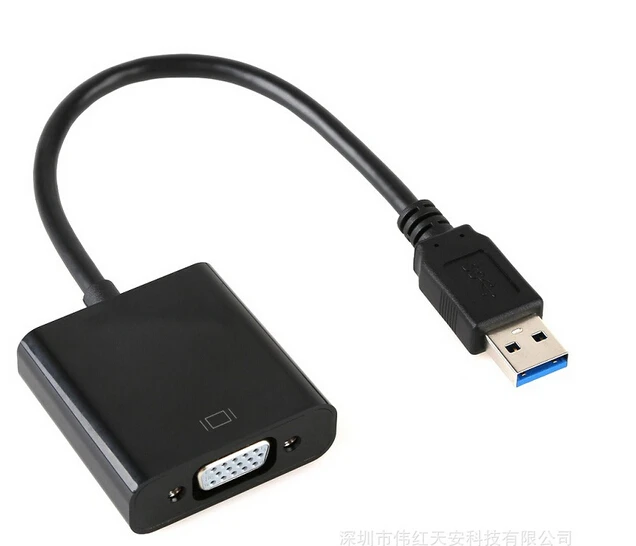 

Computer TV Projector USB 3.0 TO VGA Multi-display Adapter Converter USB 3.0 TO VGA switching Cable computer cable 6987