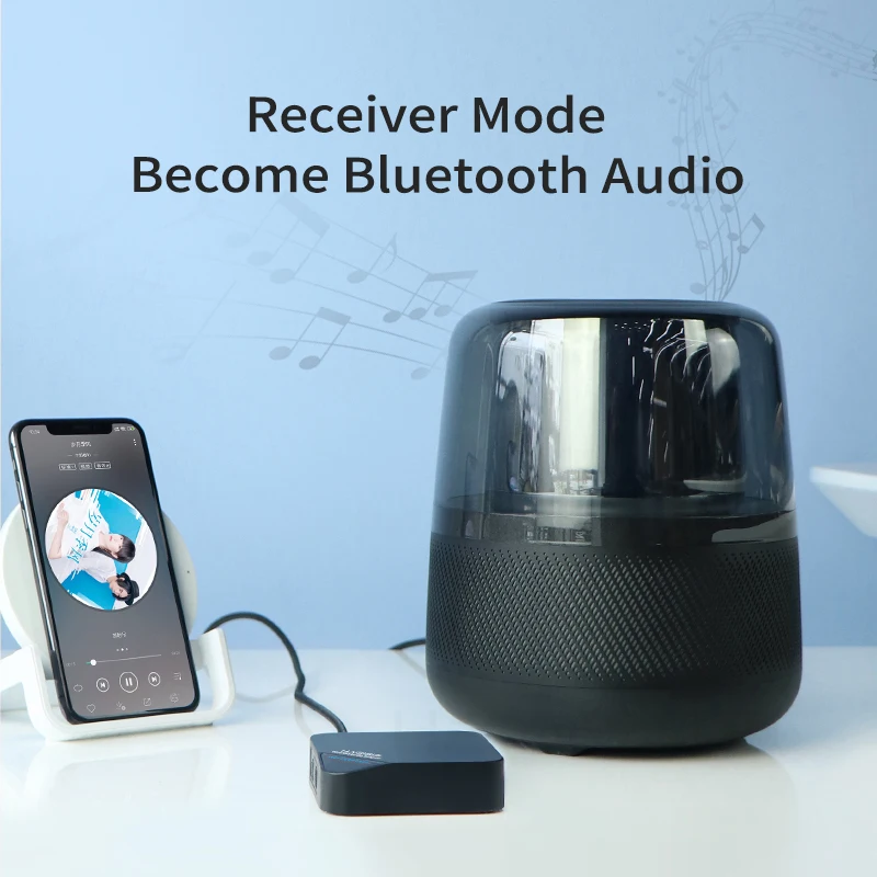 Беспроводной передатчик hagilis Bluetooth 5 0 приемник 2 в 1 aptX HD аудио 3 мм AUX/SPDIF/Type C адаптер
