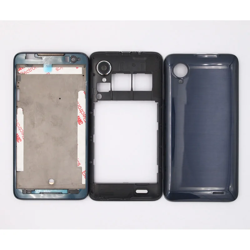 

BaanSam New LCD Screen Front Frame Middle Frame Battery Door Back Cover Housing Case For Lenovo P770 With Antenna+Camera Lens