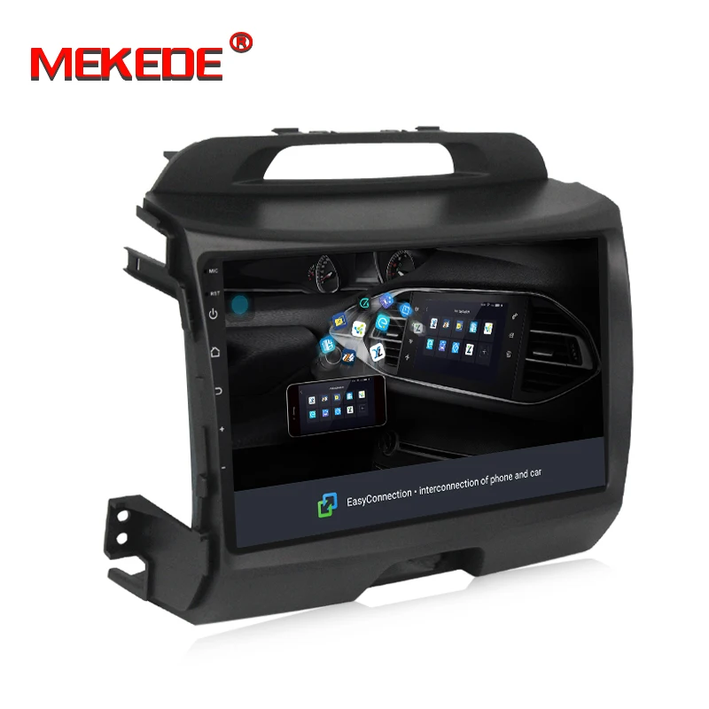 Sale Wholesale! Android 8.1 Quad Core Car DVD Player GPS Navi for KIA Sportage 2010-2015 with Audio Radio Stereo Head Unit 3