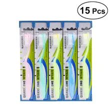 15 шт одноразовые зубные щетки для личной чистки Hygeian мягкие зубные щетки премиум класса для путешествий и дома