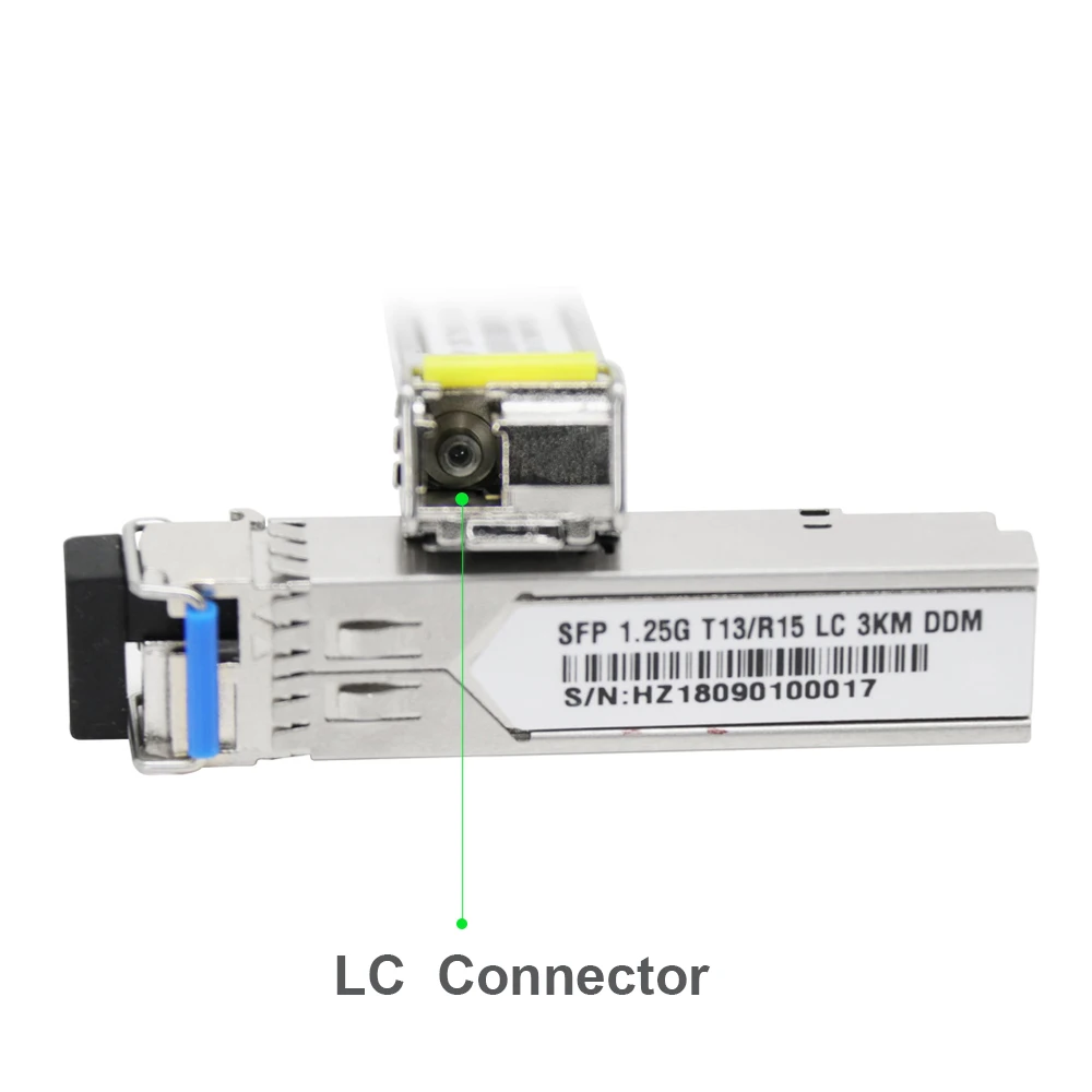 SFP Optical Transceiver Module 1 25G 1310nm 20km with DDM Single Mode 1