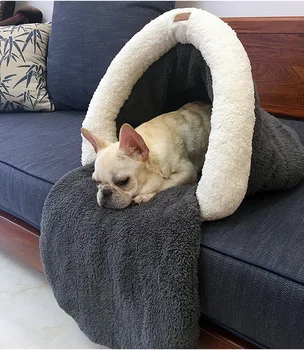 

2016 new autumn winter pet dog cat sleeping bag doggy warm soft house products puppy kennels supplies dogs cats sofa S L