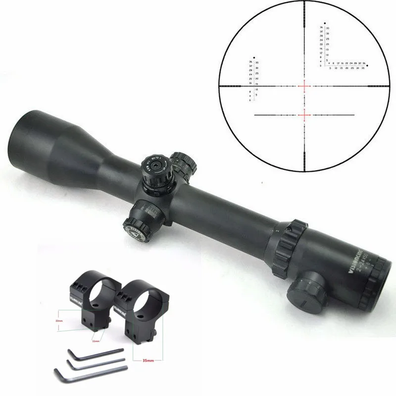 Visionking 224x50 Optics Sight Turret Lock 20yards Side Focus Adjust