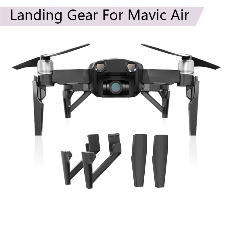 4pcs  PRO Heightened Landing Gear Foot Stand for DJI Mavic Air accessories Gear Extended Safe Landing Bracket Protecter drone