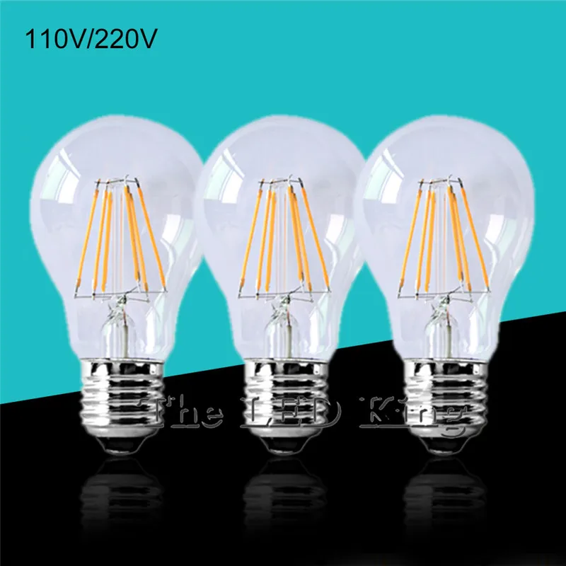 

Retro Vintage Edison Bulb Led Lamp E27 LED Filament Glass Light Bulb 220V E27 Energy Saving Lamps Light 6W 12W 18W 24W 220V G45