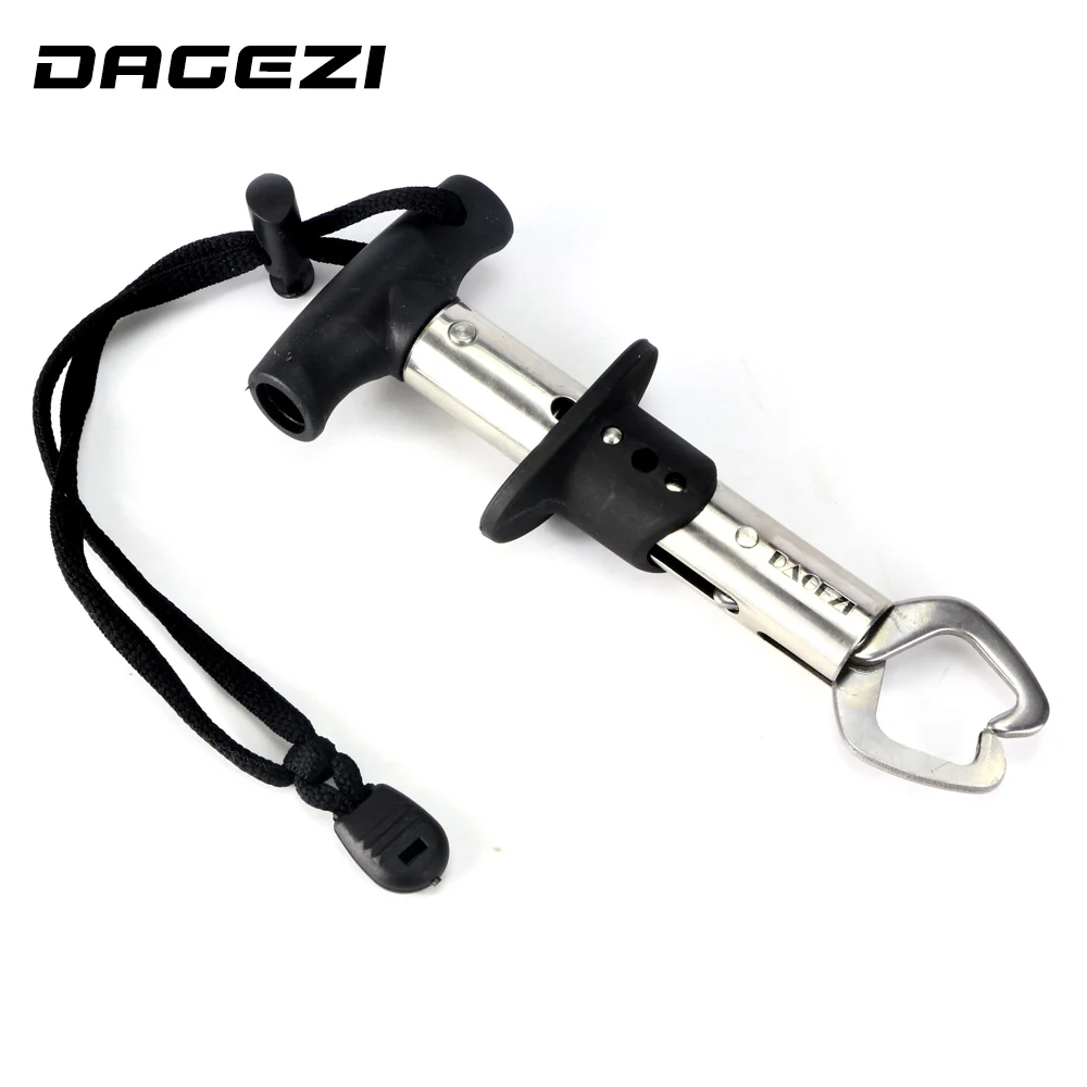 

DAGEZI Fishing lip grip 10KG Max Stainless Steel Fish Grip Fish Lip Control Fishing Tool Alicate De Pesca FishingTackle