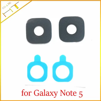 

50pcs Glass material Back Main Camera Ring Cover Lens with sticker for samsung galaxy Note 5 N920 for Note5
