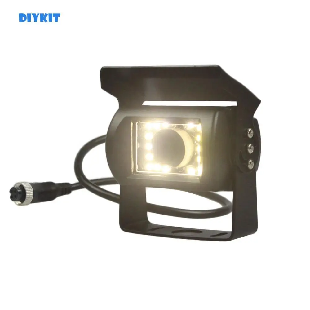 Камера заднего вида DIYKIT водонепроницаемая камера для парковки 4 контакта 12 24 В HD с