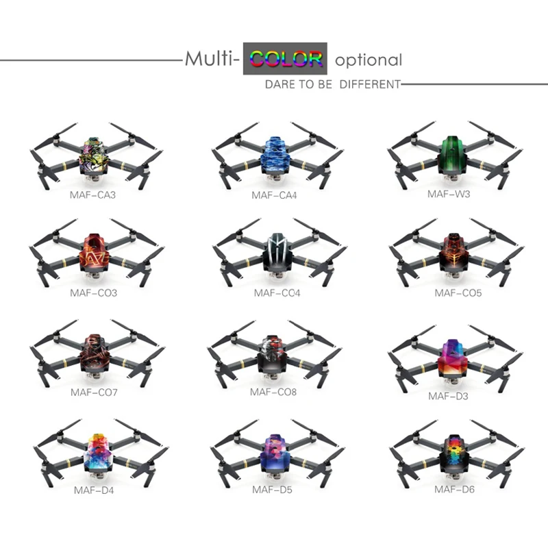 Mavic Pro Стикеры Водонепроницаемый ПВХ Drone тела Фильм Стикеры s для DJI Мавик Pro Аксессуары Запчасти