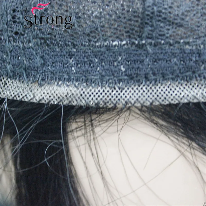 HHG-9112 #AB793 (Heat Ok Quality Ombre Black to Grey Wavy Long Wig Not Cut Small Edge Lace Front (7)