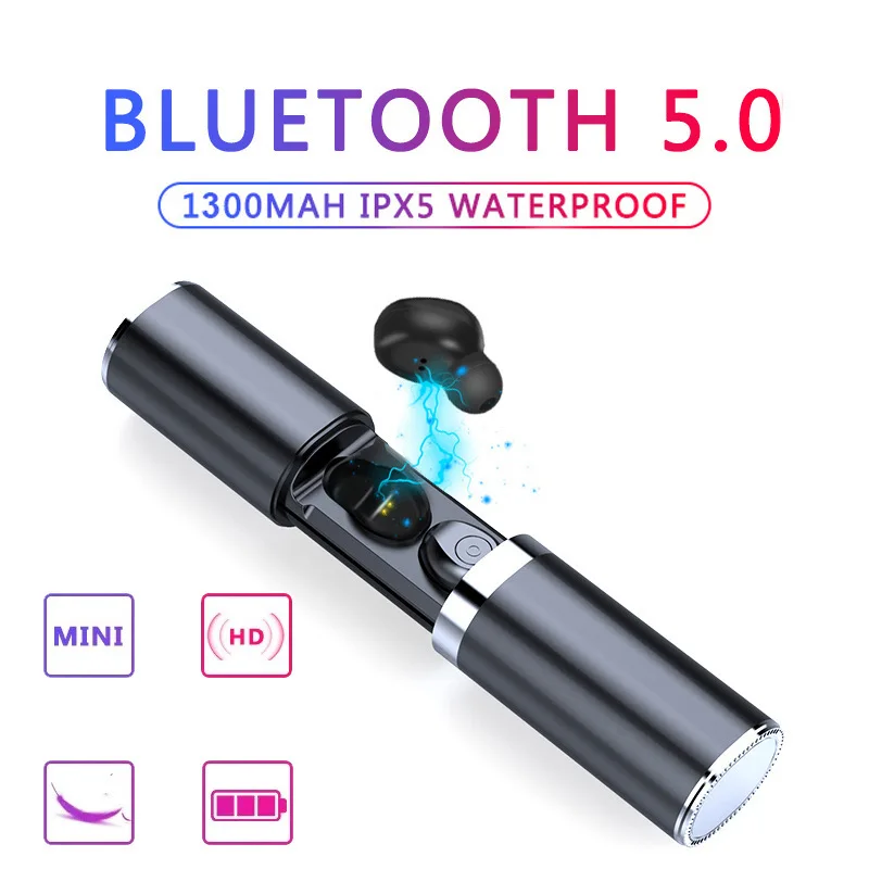 F9 TWS Bluetooth 5 0 беспроводные наушники в ухо громкой связи Наушники спортивные
